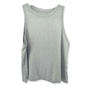 Athleta Women’s Medium Uptempo Tank Top Comet Gray Workout Athletic Activewear